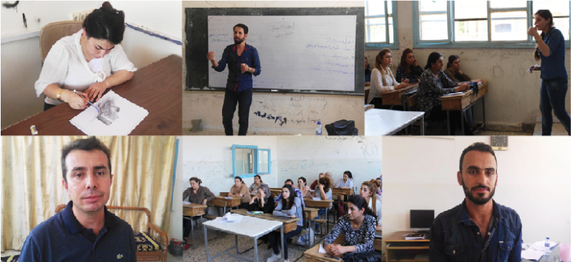 Materyalên Rêveberiya Xweser derbasî  dibistanan dibin