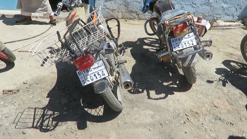 Trafîkê li Tebqa plaqe  li motosîkletan belavkir