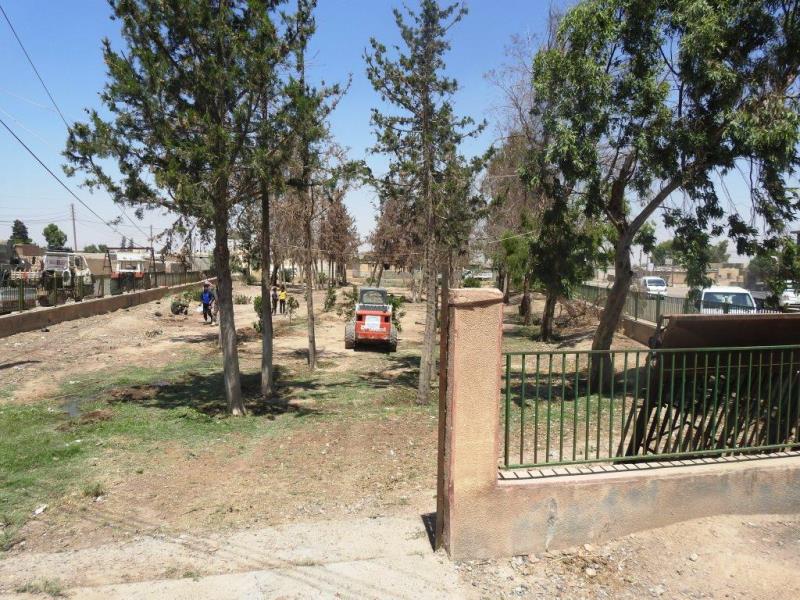 Şaredariya El-Hemrat parkên herêmê  sererast dike