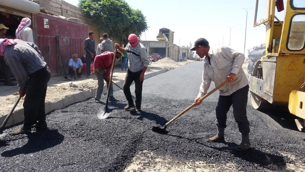 Xebatên sererastkirina  rêyên Reqayê didome