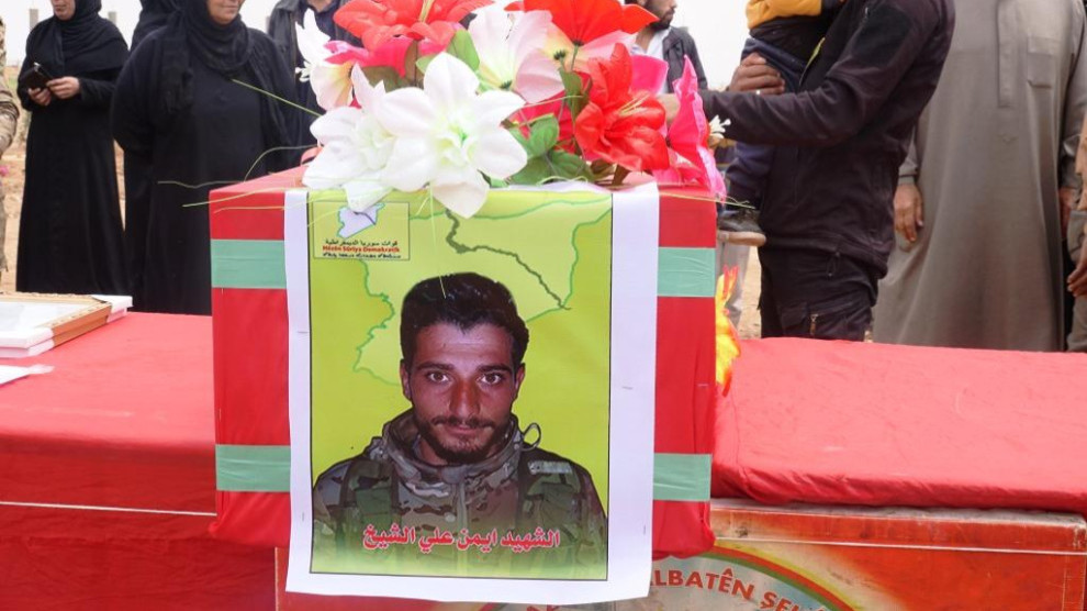 Şehîdê Berxwedana Rûmetê Eymen Elî Şeyh hat veşartin