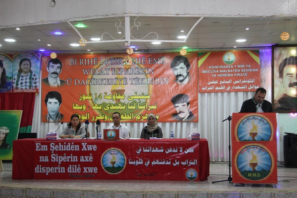 Meclisa Malbatên Şehîdan ya herêma Firatê konferansa xwe ya 7’an li dar xist