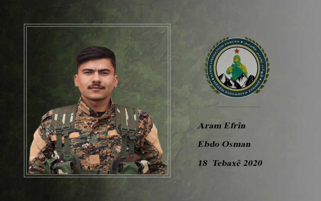 HRE nasnameya şehîdekî eşkere kir
