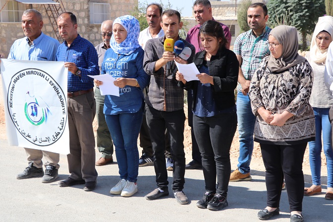Meha Îlonê li Efrînê 2 sîvîl hatin kuştin, 84 sîvîl hatin revandin