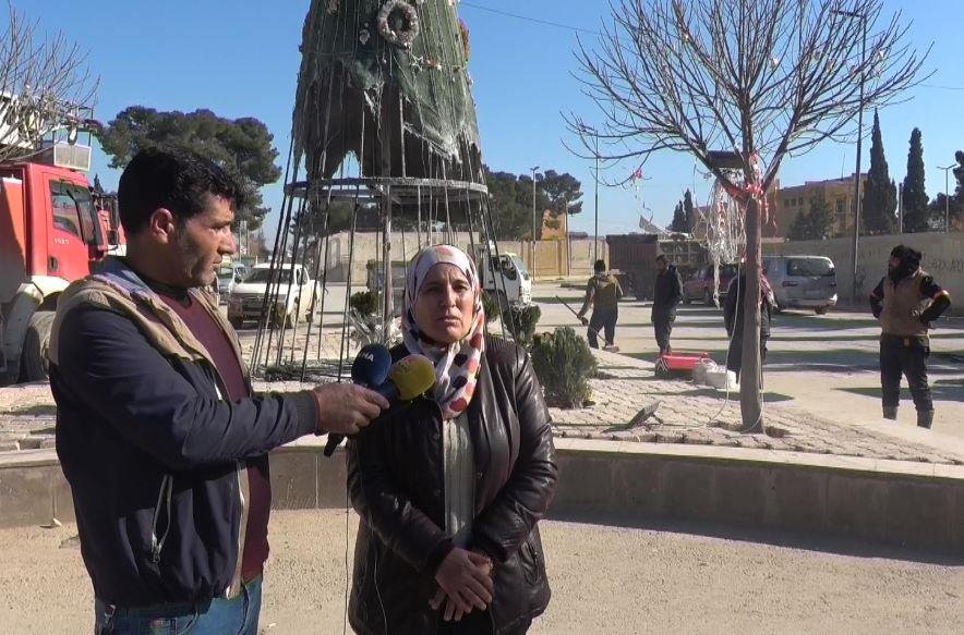 Li Kobanê dara sersalê hat şewitandin