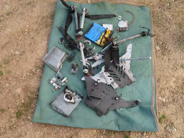 ​​​​​​​Droneke dewleta tirkî li Kobanê ket xwarê