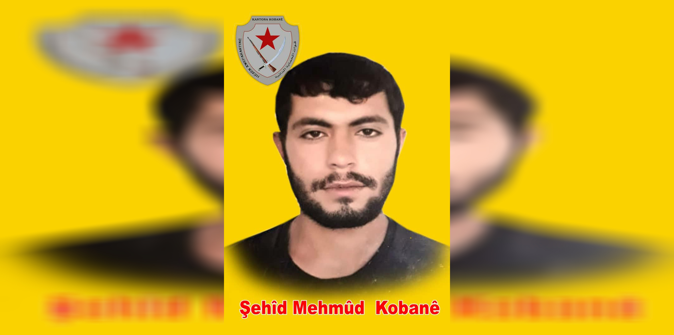 Li Kobanê cenazeye şehîd Mehmûd Mişo spartin axê