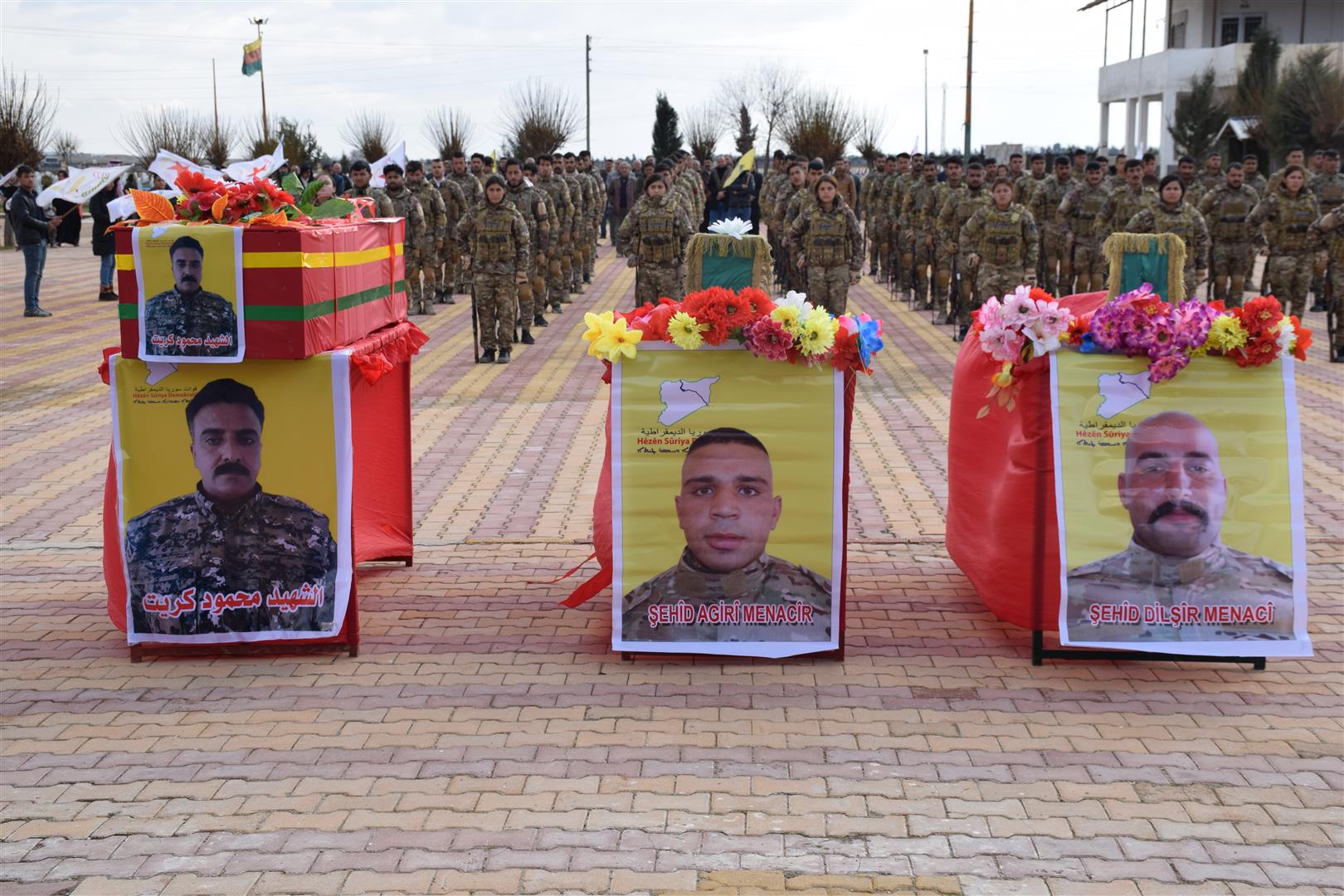 Li Hesekê şehîdek hat veşartin û nasnameyên du şehîdan jî hatin eşkerekirin