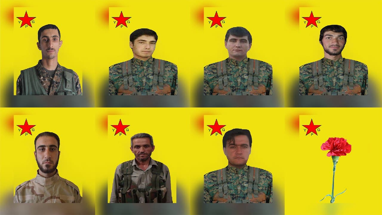 YPG’ê nasnameyên 8 şervanan aşkere kirin