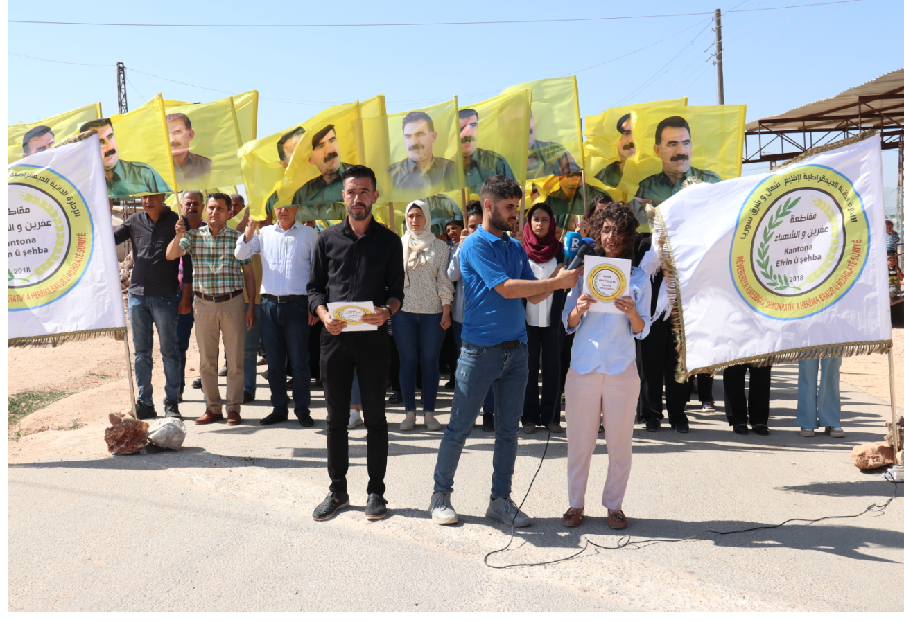 Li Şehbayê xiyaneta PDK’ê û nêzîkbûnên Hikumeta Şamê bi dagirkeriya Tirkiyê re hate şermezarkirin