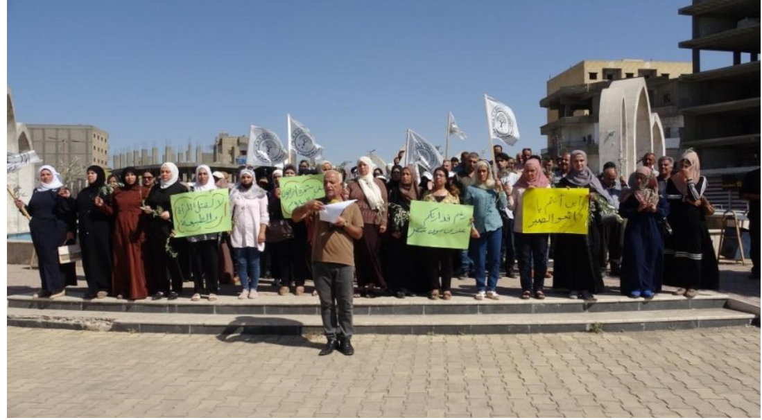 Kombenda Efrîn a Civakî a Bajarê Reqayê daxuyaniyek da