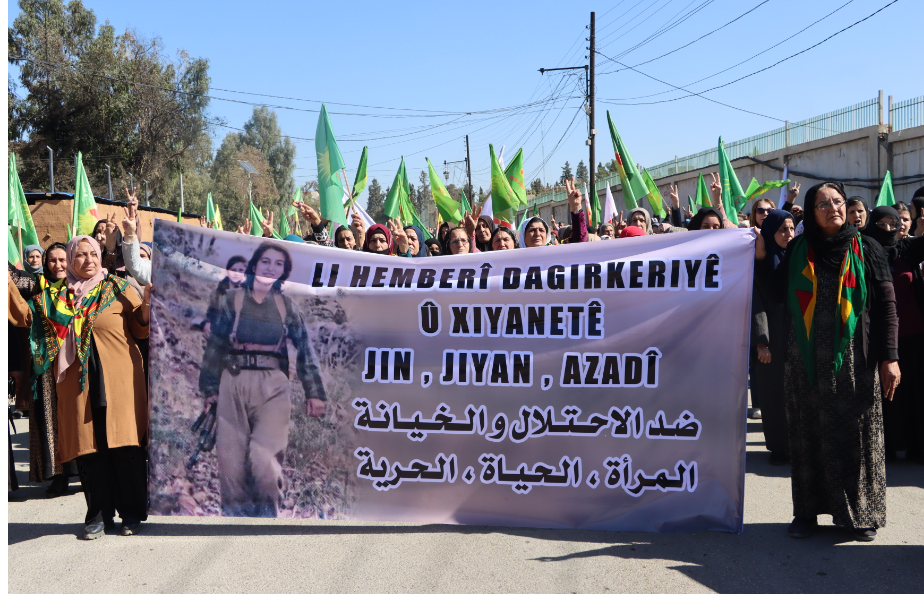 ‘Li hemberî dagirkeriyê û xiyanetê; JIN, JIYAN, AZADÎ’