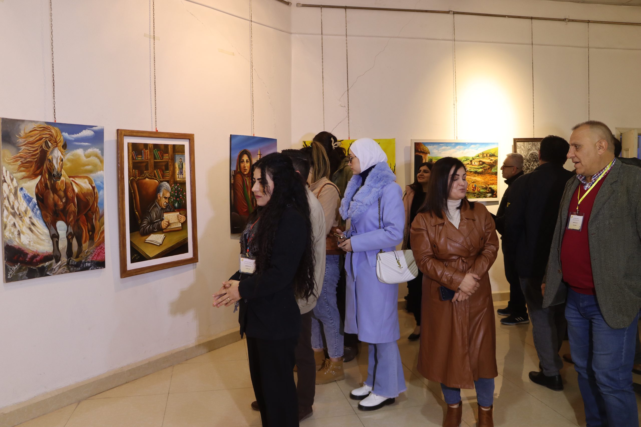 Pêşangeha Şêwekariyê bi 54 tabloyên hunerî hat vekirin