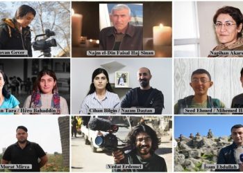 Tirkiyeyê di 5 salan de 13 rojnamevan qetil kirin