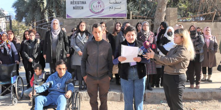 Rêxistina Nûdem bi daxuyaniyekê roja astengdaran bi bîr anî
