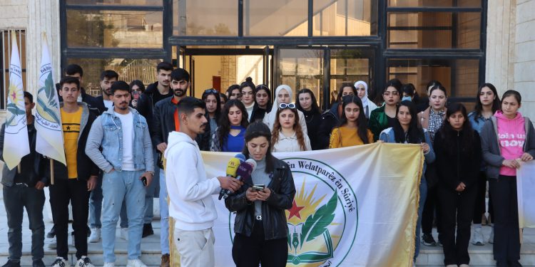 Yekîtiya Xwendekarên Welatparêz ên Sûrî li dijî êrişan daxuyaniyek da