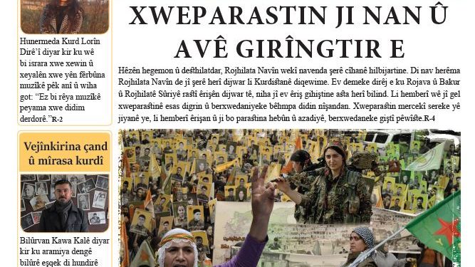 XWEPARASTIN JI NAN Û AV GIRÎNGTIRE