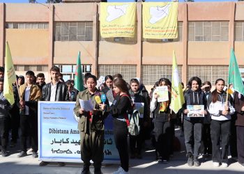 Xwedekarên Dibistana Şehîd Gabar ji bo berxwedana QSD’ ê daxuyaniyek dan