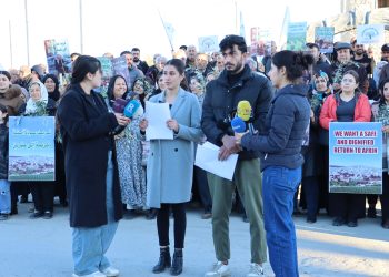 Gelê Efrînê di 7’emîn salvegera êrişên dagirkeeriyê de biryara vegera bi rûmet dan