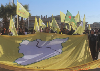 Ji bo piştgiriya QSD’ê welatiyên Amûdê daketin qadan