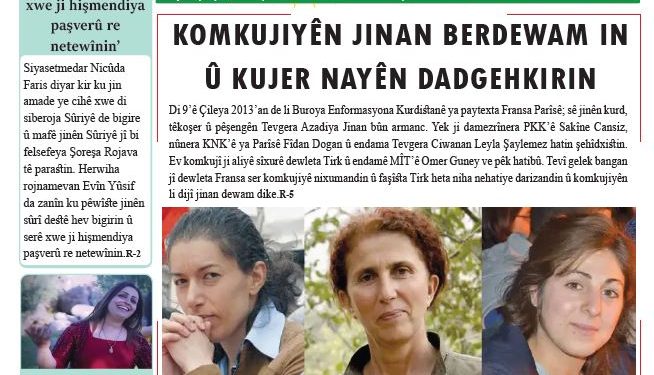 KOMKUJIYÊN JINAN BERDEWAM IN Û KUJER NAYÊN DADGEHKIRIN