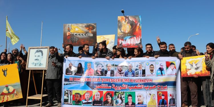Bi daxuyaniyekî berxwedêrên bendava Şehîdan komploya 15`ê Sibatê şermezar kirin
