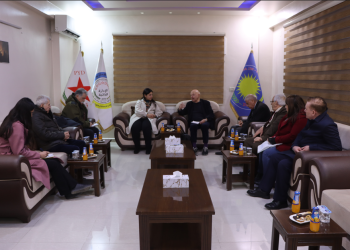 Şandeyek Brîtanî serdana herêma Bakur û Rojhilatê Sûriyê kirye
