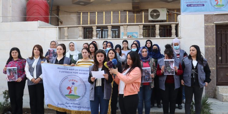 Rêxistina stêrk bi daxuyaniyekê qetilkirina zarokan şermezar kir