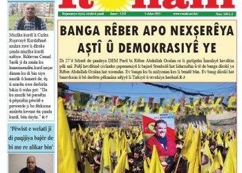 BANGA RÊBER APO NEXŞERÊYA AŞTÎ Û DEMOKRASIYÊ YE