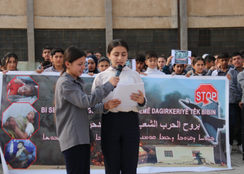 ‘Bi Sekna Şerê Gelê Şoreşger, Em ê Dagirkeriyê Têk Bibin’