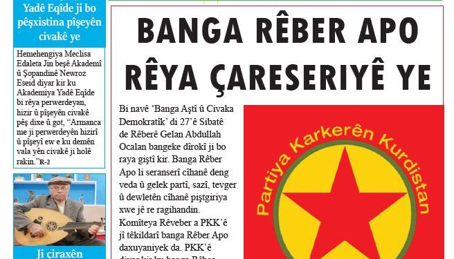 BANGA RÊBER APO RÊYA ÇARESERIYÊ YE