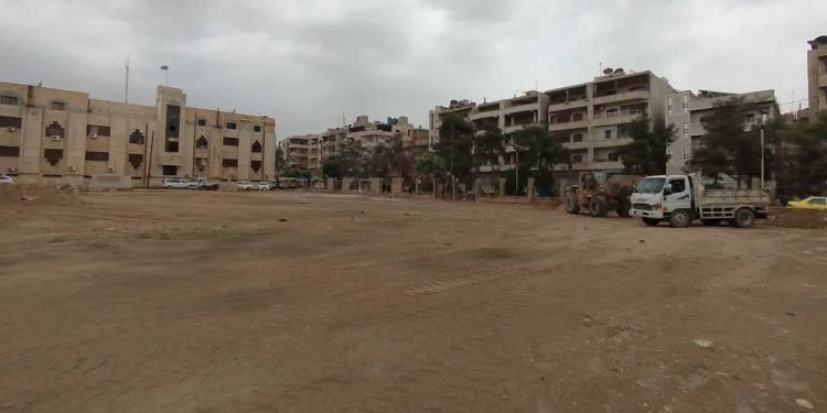 Şaredariya Gel a Qamişlo rawstgeheke tirmbêlan ava dike
