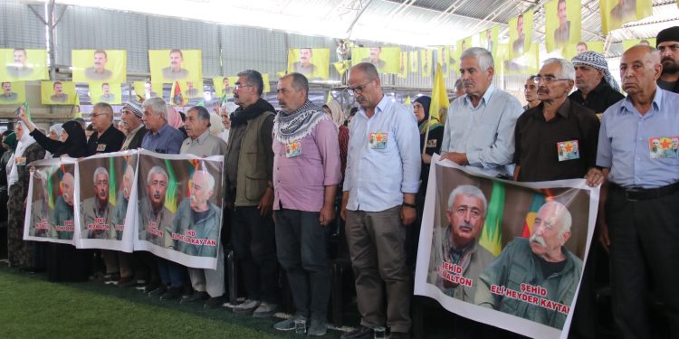 Alî Haydar Kaytan û Riza Altun li bajarê Dêrîkê hatin bîranîn