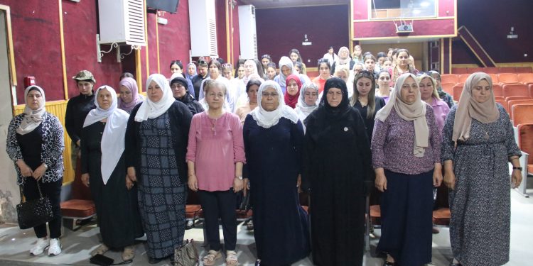 Meclisa Jinên Sûriyê li ser rola jin di Sûriyê de civînek li darxist