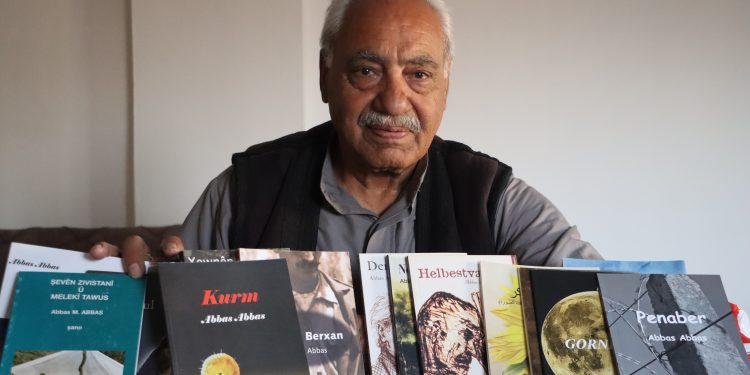 52 sal ji nivîsîna domdar Ebas Ebas 16 berhem afrandine