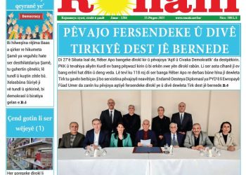 PÊVAJO FERSENDEKE Û DIVÊ TIRKIYÊ DEST JÊ BERNEDE