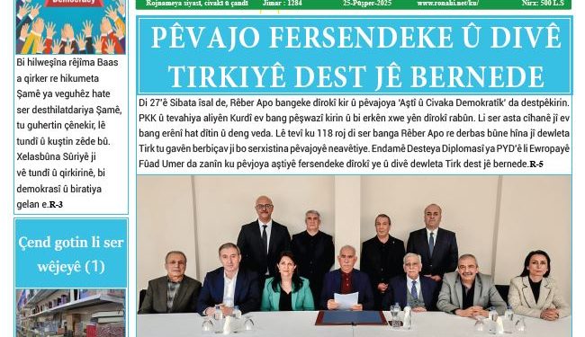 PÊVAJO FERSENDEKE Û DIVÊ TIRKIYÊ DEST JÊ BERNEDE