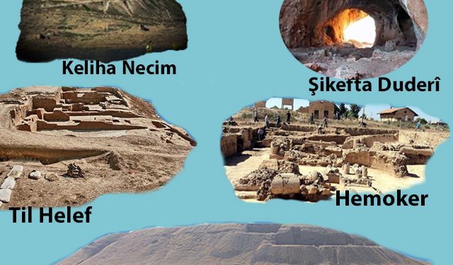 Li herêma Bakur û Rojhilatê Sûriyê 5 cihên şûnwariyê…(1)