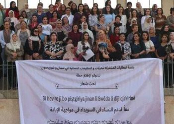 Kampaniya piştgiriya jinên Siwêdayê; Gihandina dengê jin ji raya giştî re ye
