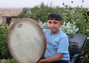Canoyê 12 salî dildarê muzîk û hunera Kurdî ye