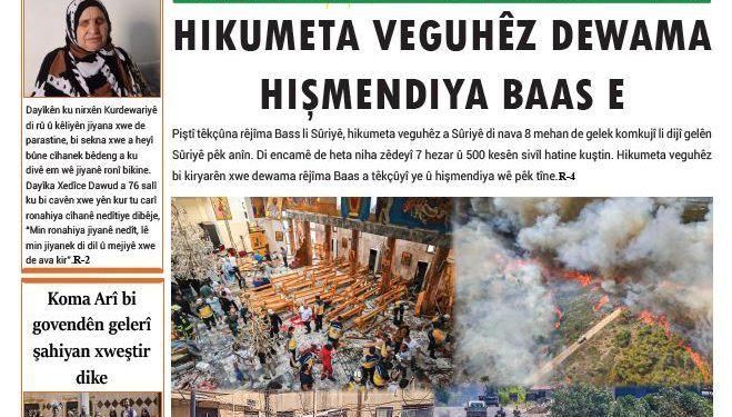 HIKUMETA VEGUHÊZ DEWAMA HIŞMENDIYA BAAS E