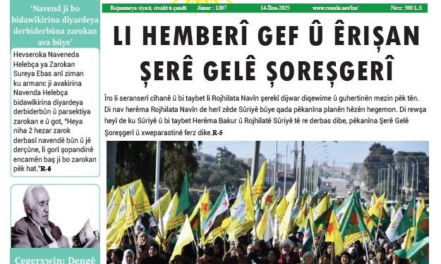 LI HEMBERÎ GEF Û ÊRIŞAN, ŞERÊ GELÊ ŞOREŞGERÎ