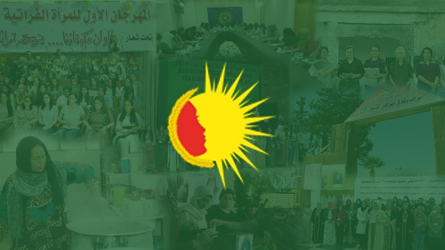 ‘Em Demokrasî û Aşitî Hilbijerin, Xwesteka Jinan, Suriyeke Nenavendî ye’