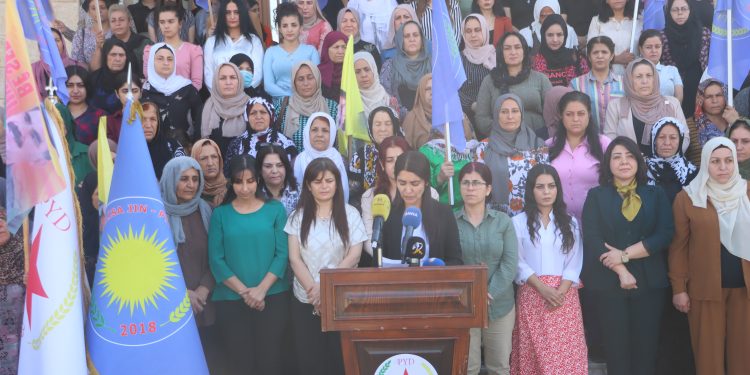 Bi daxuyaniyekê Meclisa Jin a PYD’ê kampanyek ragihand