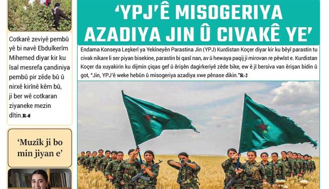 ‘YPJ’Ê MISOGERIYA AZADIYA JIN Û CIVAKÊ YE’