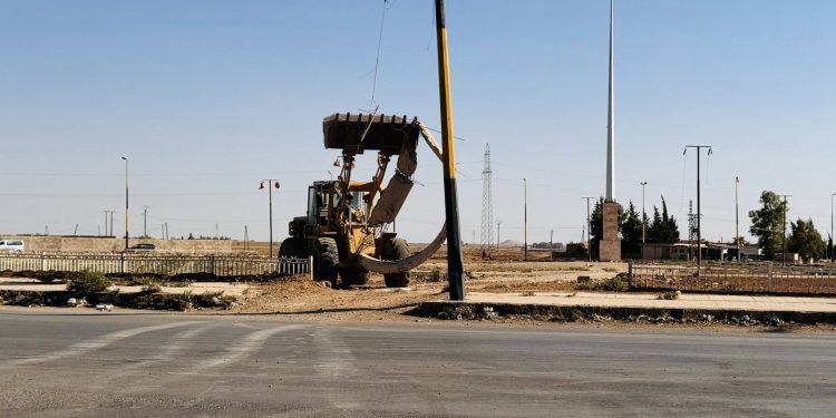 Çerxeriya Zorê a bajarê Qamişlo tê paqjikirin û sererastkirin