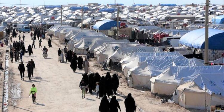 Ji bo aramiyê; li Kampa Holê xebatên vegera malbatan tê kirin