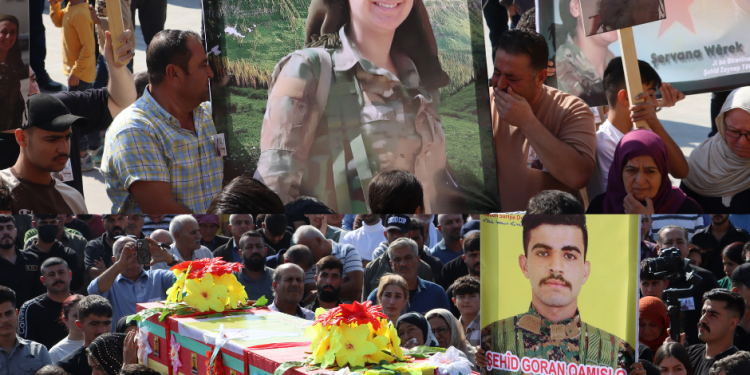 Merasîmê oxirkirina Şehîd Ehmed Şêxmûs û Zeyneb Têkoşîn hat lidarxistin