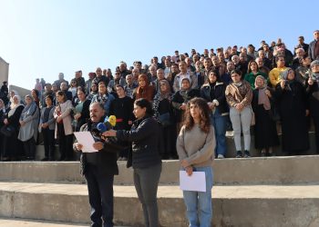 Di yekemîn salvegera koçberiya ji Şehabyê de, gel bi daxuyaniyekê helwesata xwe raber kirin
