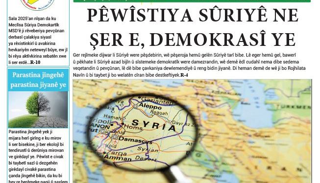 PÊWÎSTIYA SÛRIYÊ NE ŞER E, DEMOKRASÎ YE